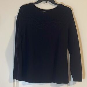 Talbots Navy Crewneck Sweater Size Medium